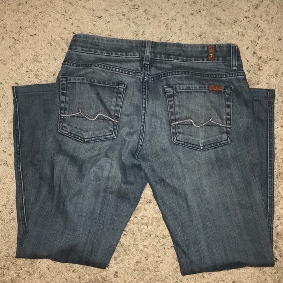 7 for all mankind carol jeans straight leg 28 - Picture 8 of 10